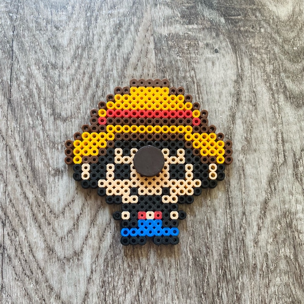 Anime Monkey D Luffy pirate One piece magnet handmade - Picture 2 of 2